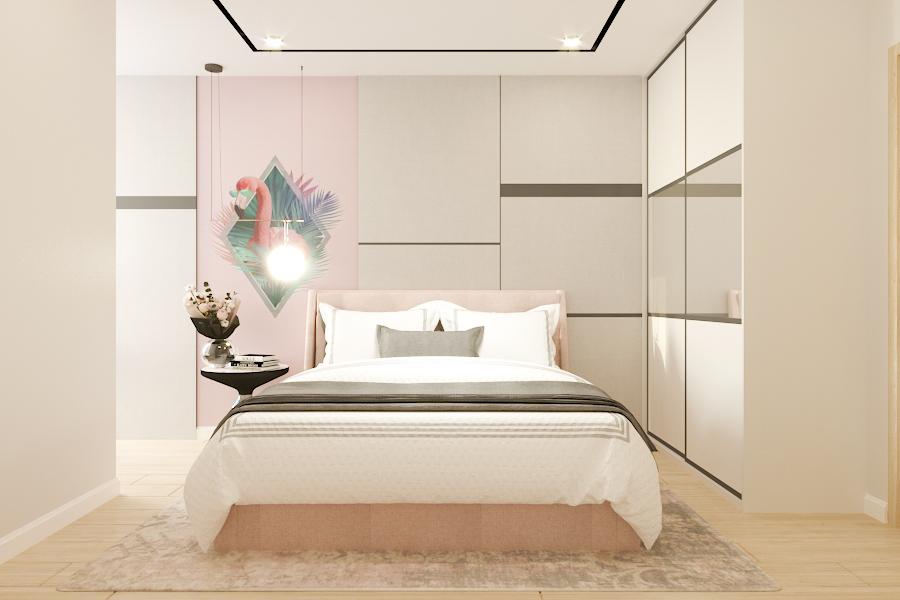 thiết kế phòng ngủ đẹp căn hộ Căn hộ Opal Saigon Pearl 3 Phòng Ngủ 131.5 m2 Phòng ngủ đẹp 2020