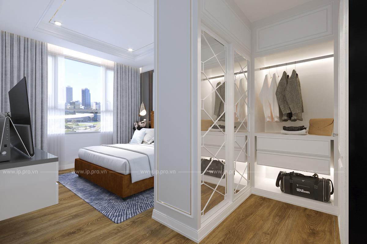 thiết kế nội thất phòng ngủ phong cách hiện đại Nội that phòng ngủ tân cổ điển  DEdge Thảo Điền Quận 2