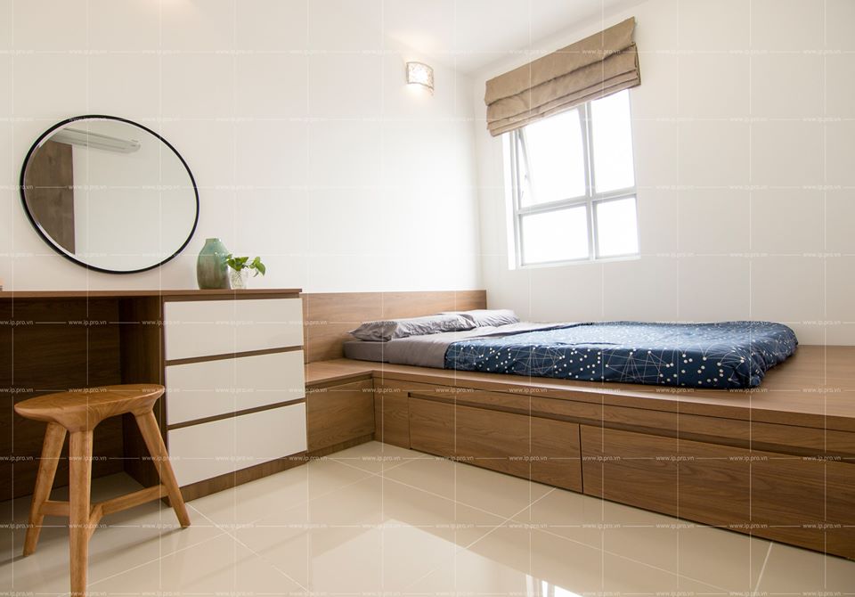 Thiết kế nội thất căn hộ 2 phòng ngủ Green field - Bình Thạnh