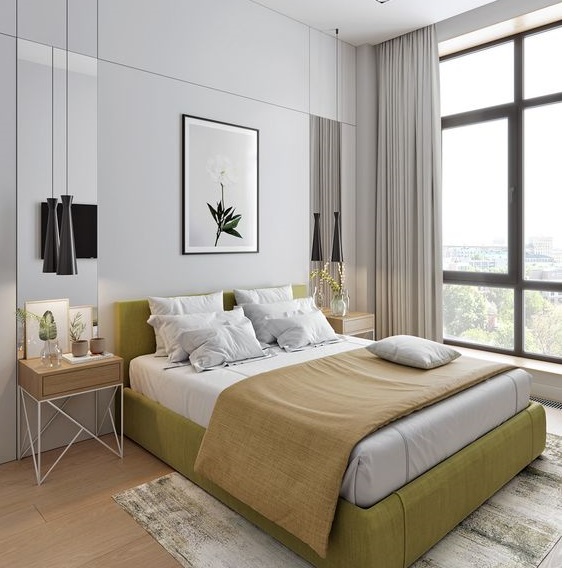 Nội thất phòng ngủ hiện đại đơn giản - Thiết kế phòng ngủ đẹp sang trọng - Xu hướng phòng ngủ 2019 2020 NỘI THẤT ĐẸP